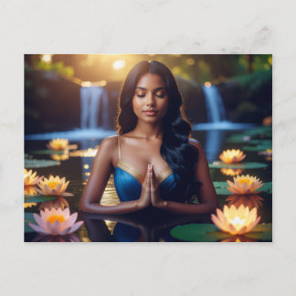 CARTÃO POSTAL MEDITATION - YOGA - WELLNESS - CARPE DIEM