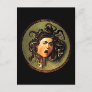 Cartão Postal Medusa, Caravaggio