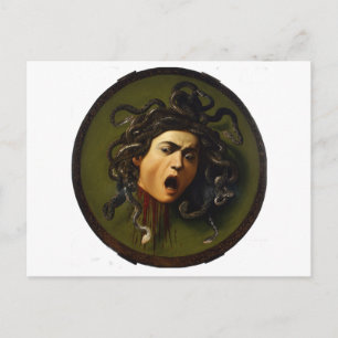 Cartão Postal Medusa por Caravaggio