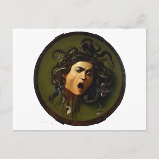 Cartão Postal Medusa por Caravaggio
