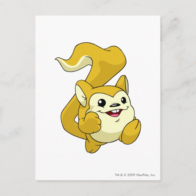 Cartão Postal Meerca Yellow (Frente)