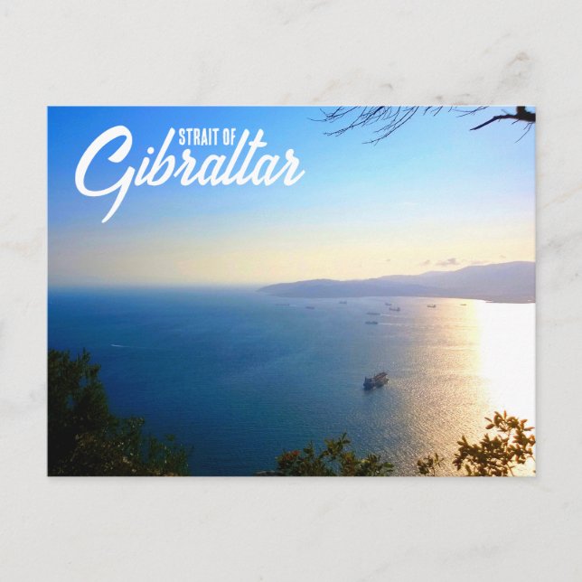 Cartão Postal Meeresenge von Gibraltar (Frente)