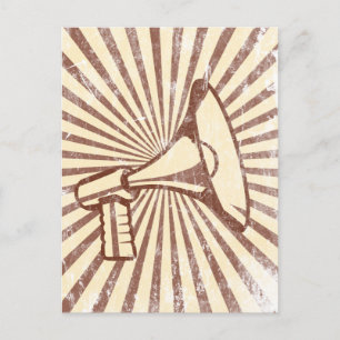 Cartão Postal Megafone