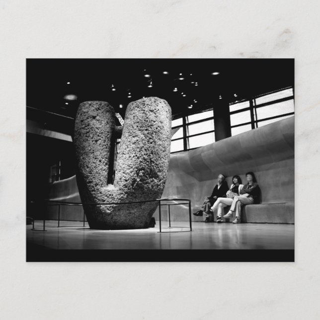 Cartão postal Megalith Musee du Quai Branly Paris (Frente)