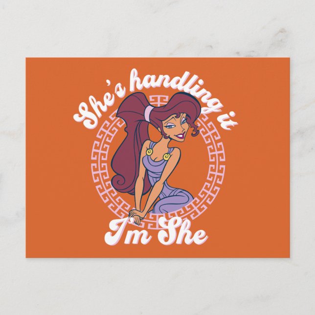 Cartão Postal Megara - She's Handling It, I'm She Postcard (Frente)