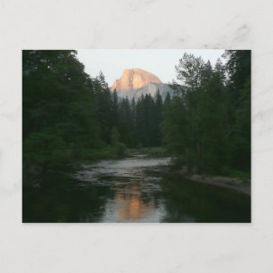 Cartão Postal Meia Dome Sunset no Parque Nacional de Yosemite