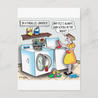 Cartão Postal Meias em um Universo Paralelo