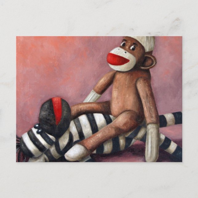 Cartão Postal Meias sujas 3 a jogar sujo (Frente)