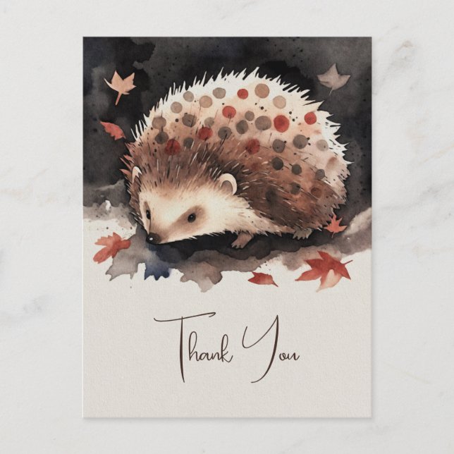 Cartão Postal Mein kleiner Igel-Freund „Zwergerl“ eigener Text (Frente)