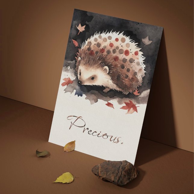 Cartão Postal Mein kleiner Igel-Freund „Zwergerl“ Postkarte  (Criador carregado)