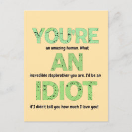 Cartão Postal Meio-irmão, Você é um Presente Humano Incrível