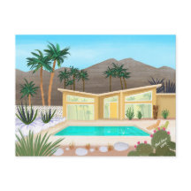 Meio século Moderna Piscina House