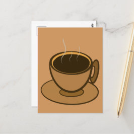 Cartão Postal Meio século Moderno Café Marrom