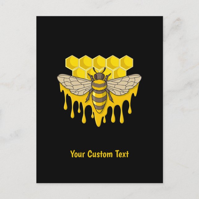 Cartão Postal Mel de Colmeia (Frente)