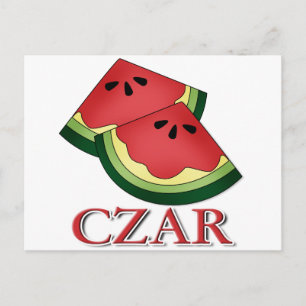 Cartão Postal Melancia Czar