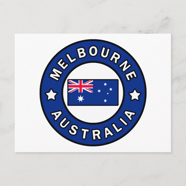 Cartão Postal Melbourne Austrália (Frente)