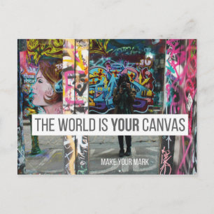 Cartão postal Melbourne (Austrália) - Grafite