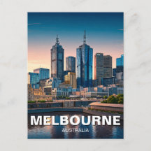 Melbourne Austrália Skyline Viagem