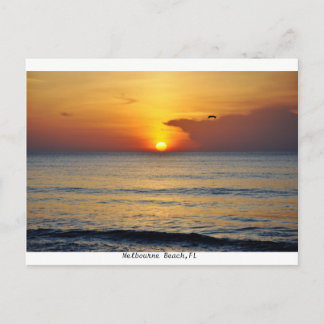Cartão Postal Melbourne Beach, Florida Sunrise
