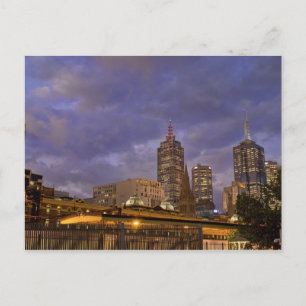 Cartão Postal Melbuorne Skyline