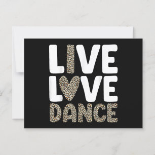 Cartão Postal Melhor Arte De Dança Para Homens Meninas Dançando