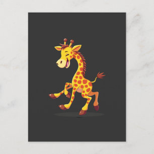 Cartão Postal Melhor Arte de Girafa para Homens Mulheres Adulto