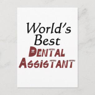 Cartão Postal Melhor Assistente Dental do Mundo