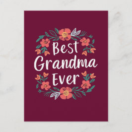 Cartão Postal Melhor avó de todas