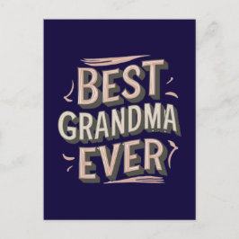 Cartão Postal Melhor avó de todos os tempos