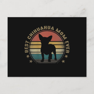 Cartão Postal Melhor Chihuahua Mãe Dia de as mães Engraçado