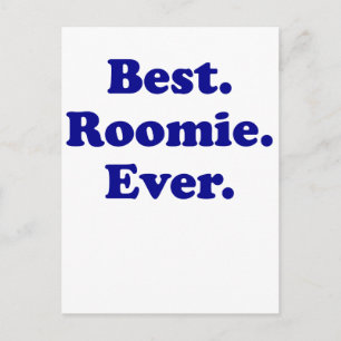 Cartão Postal Melhor Colega de Quarto de Todos