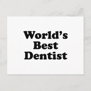 Cartão Postal Melhor Dentista do Mundo