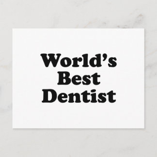 Cartão Postal Melhor Dentista do Mundo