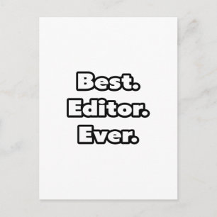 Cartão Postal Melhor. Editor. Nunca.