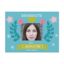 Melhor funcionário do mês - parabéns - trabalho fo