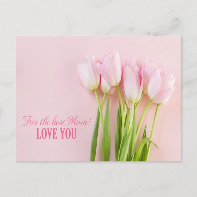 Cartão Postal Melhor mãe (Frente)