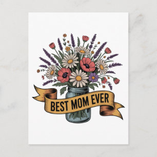 Cartão Postal Melhor Mãe do Mundo