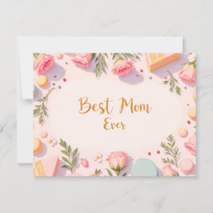 Cartão Postal Melhor Mãe Nunca