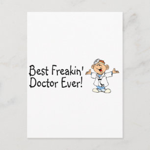 Cartão Postal Melhor Médico Freakin Nunca