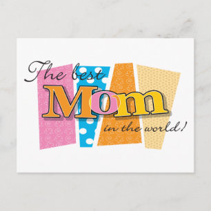 Cartão Postal Melhor Mundo da Mãe