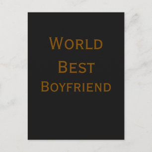 Cartão Postal Melhor namorado marido homem do mundo dia dos namo