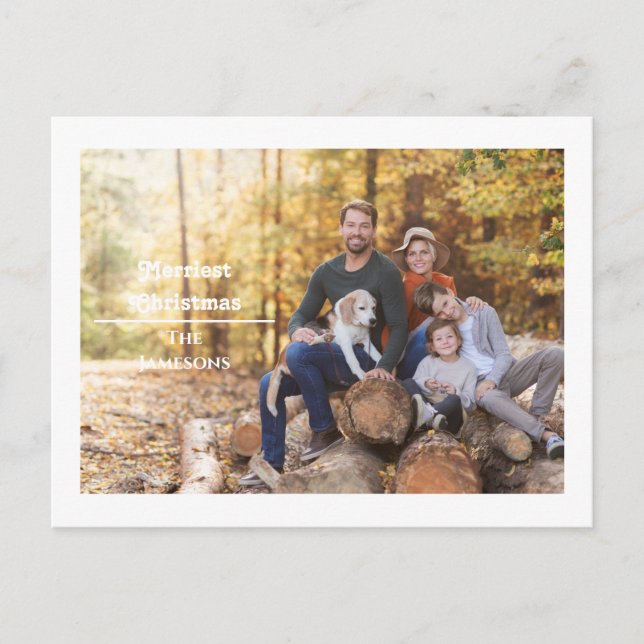 Cartão Postal melhor natal do natal 1 foto do natal (Frente)