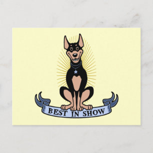 Cartão Postal Melhor no Show -Dobe