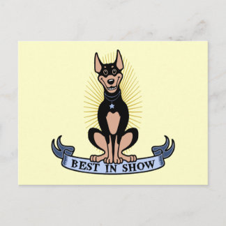 Cartão Postal Melhor no Show -Dobe
