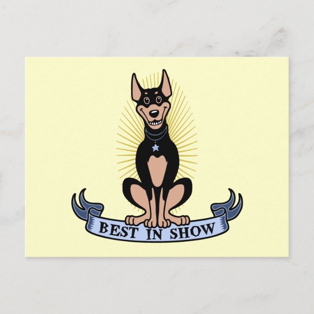 Cartão Postal Melhor no Show -Dobe (Frente)