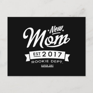 Cartão Postal Melhor Nova Mãe 2017 Escuro