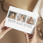 Cartão Postal Melhor Pai De Foto E Cinza De Colagem Moderna<br><div class="desc">O Melhor Pai de Foto e Cinzas de Colagem Moderna nunca Oferta é uma ideia de presente única e criteriosa para qualquer pai que adora fotografia e aprecia presentes personalizados. No geral, este presente é uma forma perfeita de celebrar Dias de os pais, aniversários ou qualquer outra ocasião especial para...</div>