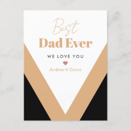 Cartão Postal Melhor pai de sempre