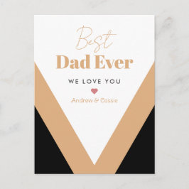 Cartão Postal Melhor pai de sempre