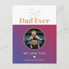 Cartão Postal Melhor pai de sempre